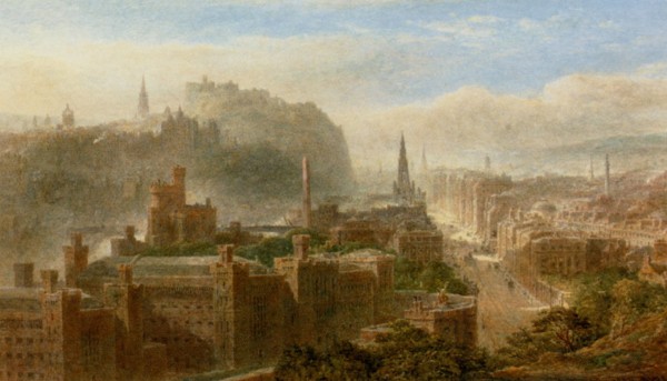 Carlton Hill by Edward Angelo Goodall